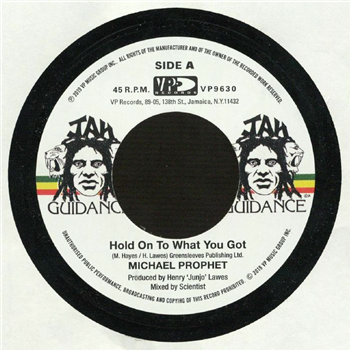 MICHAEL PROPHET / ROOTS RADICS - HOLD ON TO WHAT YOU GOT / CRY OF THE WEREWOLF (7") - Jah Guidance