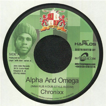 CHRONIXX / MICHAEL ROSE - ALPHA & OMEGA / RUDE BWOY (7") - JOHN JOHN