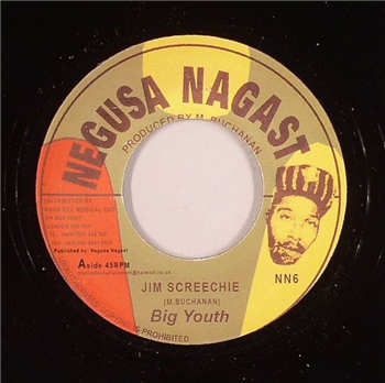 BIG YOUTH - JIM SCREECHIE / VERSION (7" - Stalag Riddim) - NEGUSA NEGAST