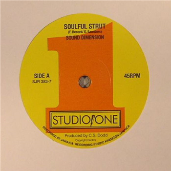 SOUND DIMENSION - Soulful Strut / Time is Tight (7") - Studio 1
