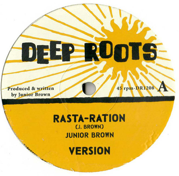 JUNIOR BROWN - RASTA-RATION, VERSION / KEEP A CLEAN HEART (extended) (12") - Deep Roots
