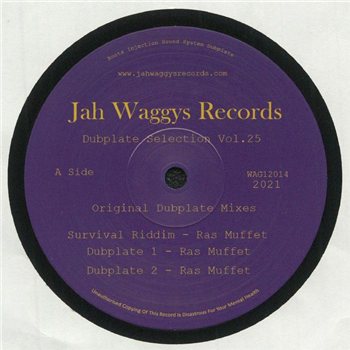 RAS MUFFETT - Dubplate Selection Vol 25 - Jah Waggys