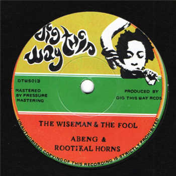 ABENG & ROOTIKAL HORNS / EEYUN PURKINS @ WAGGLE DANCE STUDIO - DIG THIS WAY RECORDS