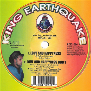 Sylford Walker - Love and Happyness - King Earthquake Records