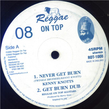 Kenny Knotts - Never Get Burn / Soldiers of Jah - King Earthquake Records