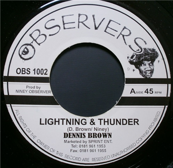 DENNIS BROWN / NINEY - Observer DENNIS BROWN / NINEY - Observer