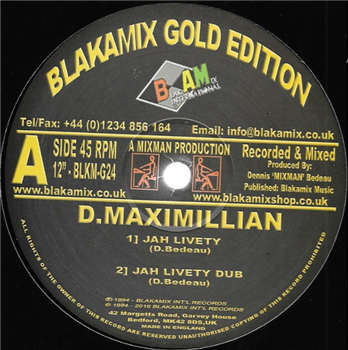 D.MAXILLIAN / JAH WOOSH - Blakamix