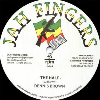 DENNIS BROWN, ERROL FLABBA HOLT - Jah Fingers