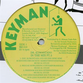 DR ALIMANTADO - IN THE MIX PART.5 - Keyman Records