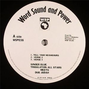 SINGER BLUE / TRIBULATION ALL STARS - Word Sound & Power