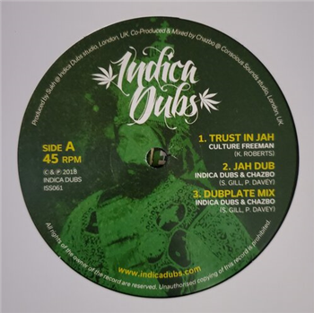 CULTURE FREEMAN, CHAZBO / INDICA DUBS & CHAZBO - Indica Dubs