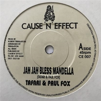 TAFARI & PAUL FOX / robert tribulation - CAUSE N EFFECT