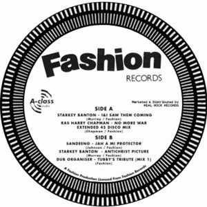 STARKEY BANTON, RAS HARRY CHAPMAN / SANDEENO, STARKEY BANTON, DUB ORGANISER - Fashion STARKEY BANTON, RAS HARRY CHAPMAN / SANDEENO, STARKEY BANTON, DUB ORGANISER - Fashion