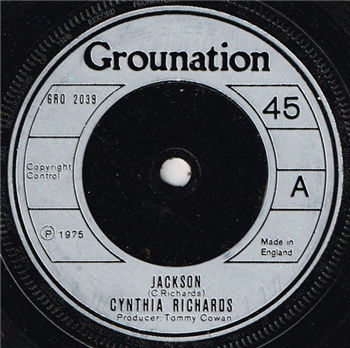 CYNTHIA RICHARDS - Grounation