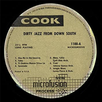 Various Artists - DIRTY JAZZ FROM DOWN SOUTH - COOK / JAMWAX Various Artists - DIRTY JAZZ FROM DOWN SOUTH - COOK / JAMWAX