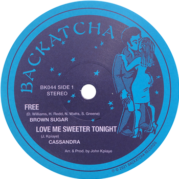 Brown Sugar / Cassandra / Jean Barrett - Backatcha