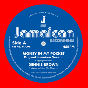 Dennis Brown 7" - JAMAICAN RECORDINGS