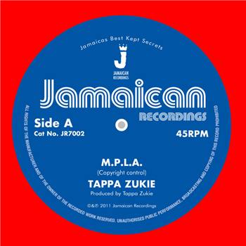 Tappa Zukie 7" - JAMAICAN RECORDINGS