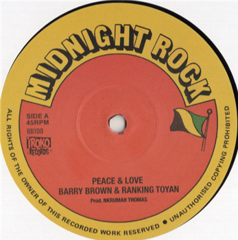 BARRY BROWN & RANKING TOYAN / JAH THOMAS & roots radics - MIDNIGHT ROCK BARRY BROWN & RANKING TOYAN / JAH THOMAS & roots radics - MIDNIGHT ROCK