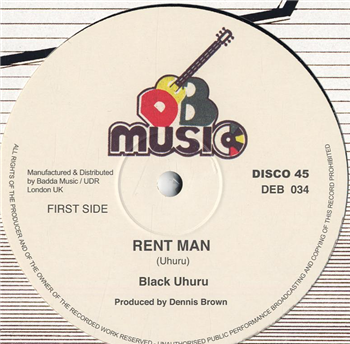 BLACK UHURU - DEB MUSIC / BADDA MUSIC