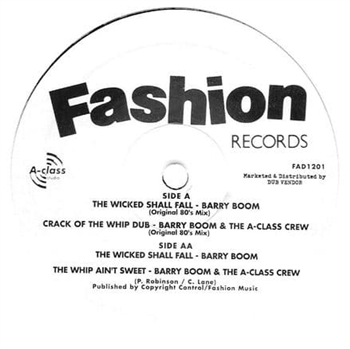 BARRY BOOM / A CLASS CREW - Fashion