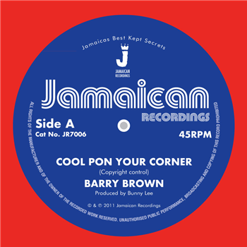 BARRY BROWN  7" - JAMAICAN RECORDINGS