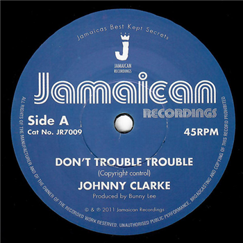 Johnny Clarke 7" - JAMAICAN RECORDINGS