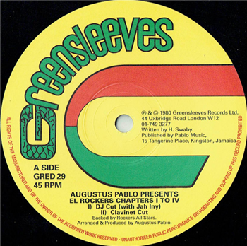 AUGUSTUS PABLO presents EL ROCKERS CH.1 TO 4 - Greensleeves