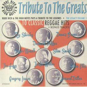 RUDY RICH & THE HIGH NOTES - TRIBUTE TO THE GREATS - GROVER RUDY RICH & THE HIGH NOTES - TRIBUTE TO THE GREATS - GROVER