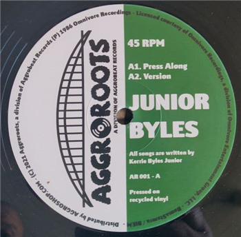JUNIOR BYLES (Incl. Insert) - AGGROBEAT JUNIOR BYLES (Incl. Insert) - AGGROBEAT
