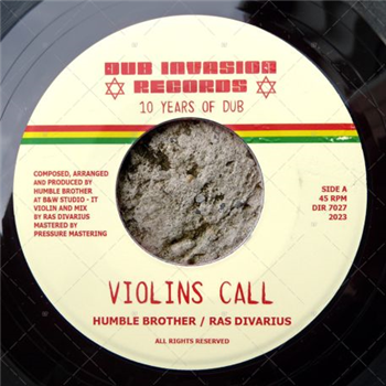 RAS DIVARIUS & HUMBLE BROTHER - Dub Invasion Records RAS DIVARIUS & HUMBLE BROTHER - Dub Invasion Records