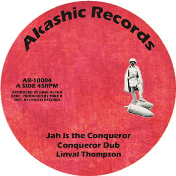 Linval Thompson, Fikir Amlak & King Alpha - Conqueror / 42 Laws 10" - Akashic Records