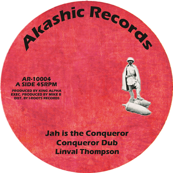 Linval Thompson, Fikir Amlak & King Alpha - Conqueror / 42 Laws 10" - Akashic Records Linval Thompson, Fikir Amlak & King Alpha - Conqueror / 42 Laws 10" - Akashic Records
