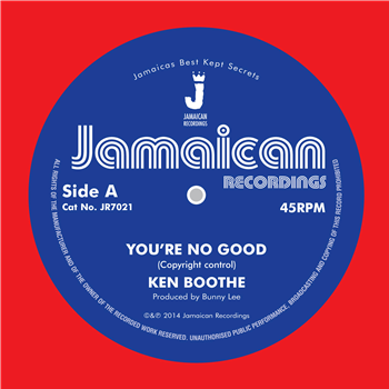 Ken Boothe 7" - JAMAICAN RECORDINGS