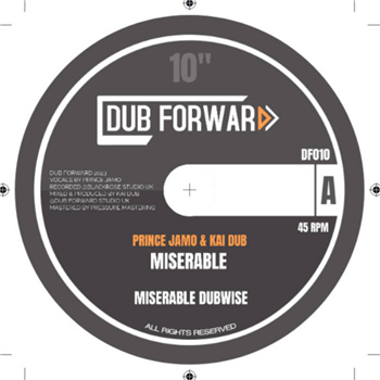 PRINCE JAMO & KAI DUB / KAI DUB ft. LA K FLUTE (White 10") - Dub Forward