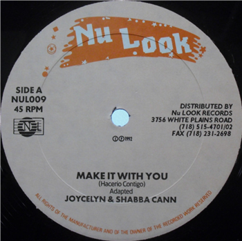 JOYCELYN & SHABBA CANN / JOYCELYN - NU LOOK