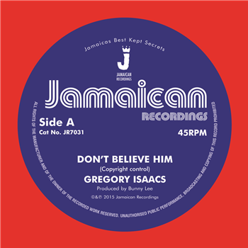 Gregory Isaacs - JAMAICAN RECORDINGS