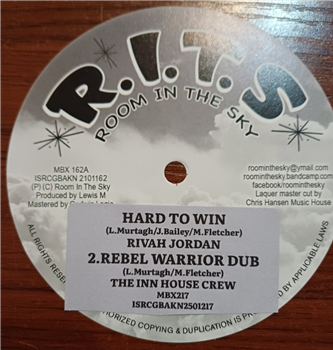 Rivah Jordan / J Nile - Hard To Win / Reggae Vibe - 10" - Room In The Sky