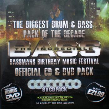 Bassmans Birthday Music Festival 8 x CD Pack - Raveology