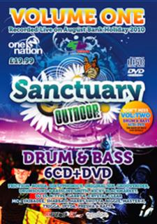 Santuary Outdoor Festival Drum & Bass Cd Pack vol 1 - Slammin Vinyl
