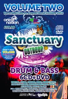 Santuary Outdoor Festival Drum & Bass Cd Pack vol 2 - Slammin Vinyl
