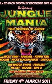 THE RETURN OF JUNGLE MANIA 6 x CD PACK  - JUNGLE MANIA