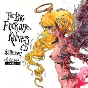 THE BIG FUCK OFF KNIVES CD - VA - Sustained Records