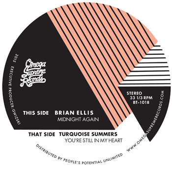BRIAN ELLIS / TURQUOISE SUMMERS (7 White Vinyl) - Omega Supreme Records