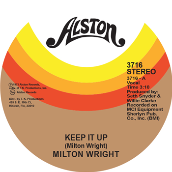 Milton Wright - Keep It Up (White Vinyl) - Alston