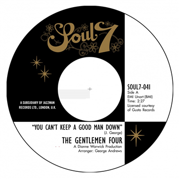 Gentlemen Four - You Cant Keep a Good Man Down / It Wont Hurt 7 - Soul7