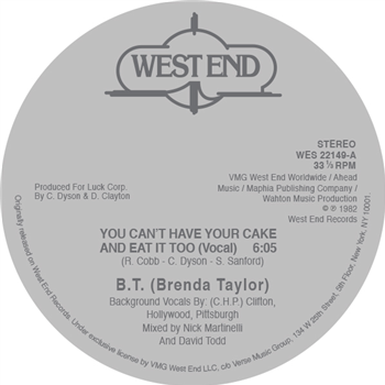 B.T. (BRENDA TAYLOR) - West End Records