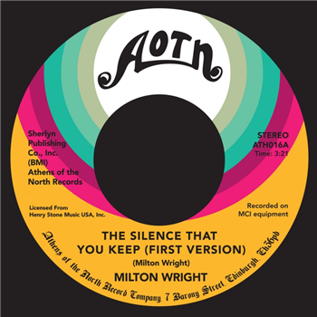 Milton Wright - Silence That You Keep (First Version) - Athens Of The North