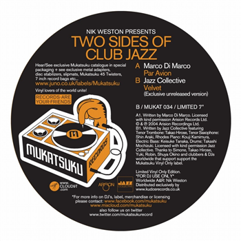 Marco Di Marco & Jazz Collective - Nik Weston Presents Two Sides Of Club Jazz - Mukatsuku