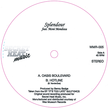 SPLENDOUR - WAX MUSEUM RECORDS SPLENDOUR - WAX MUSEUM RECORDS